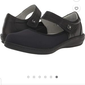 David Tate Black Mary Jane Flats